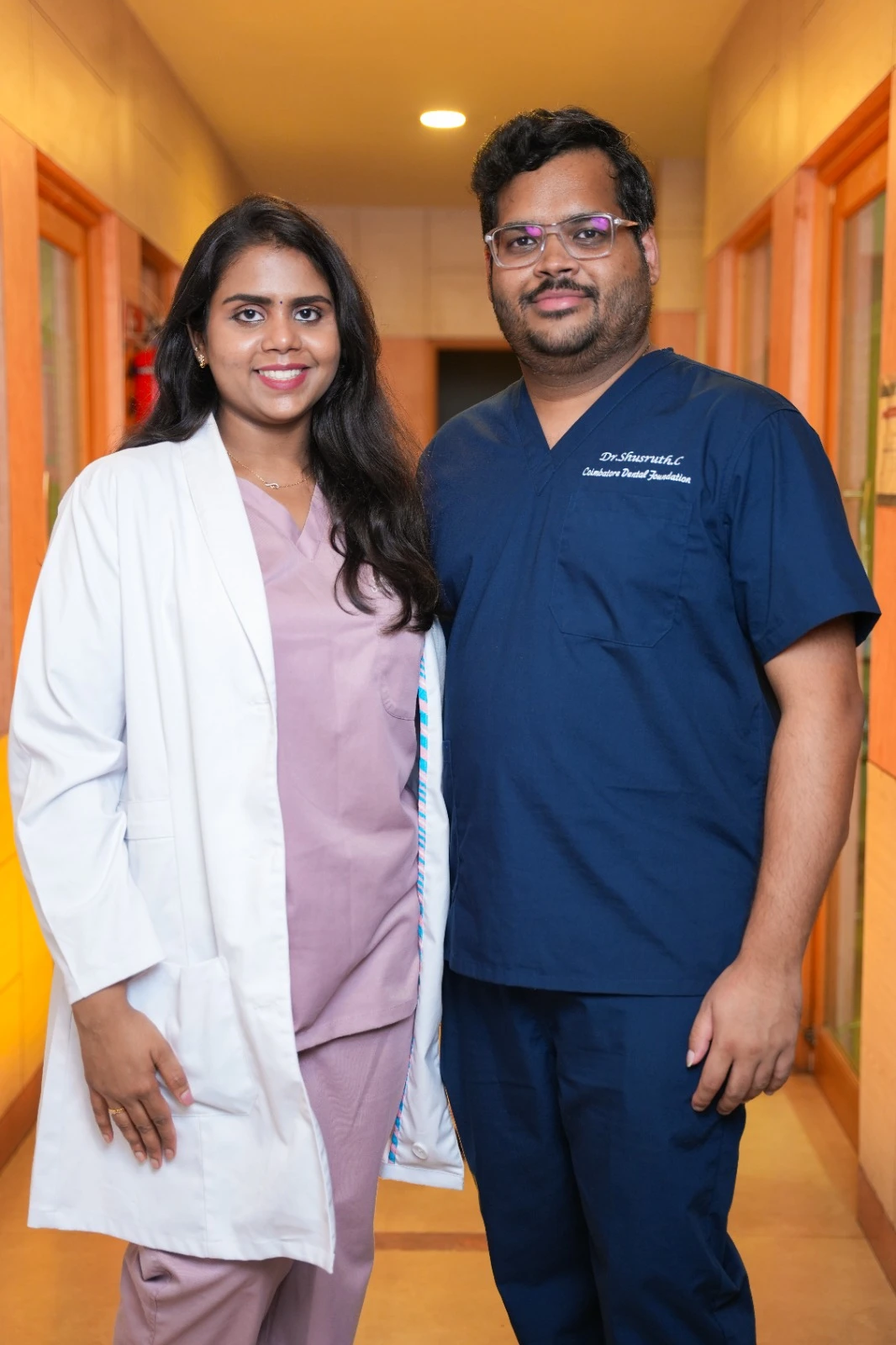 The Dental Couple — husband and wife dentists at Coimbatore Dental Foundation